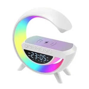 Altavoz Bluetooth despertador luz inteligente LED cargador inalámbrico RGB atmósfera lámpara lámparas luz nocturna