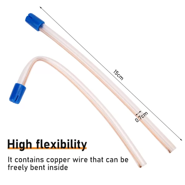 Aspirador eyector de Saliva Dental, tubo aspirador desechable, puntas de succión de Odontologia flexibles, materiales de odontología, 10 Uds. - AliExpress - Image 5