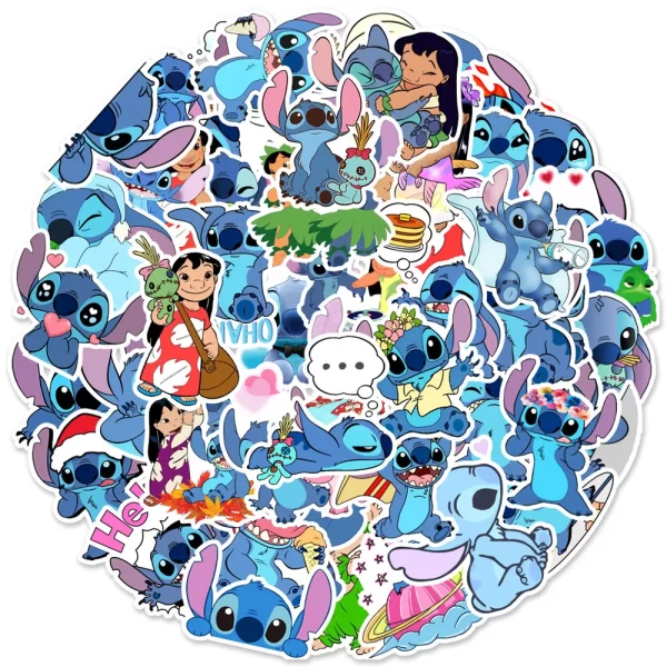 10/30/50 Uds pegatinas de punto bonitas para niños calcomanías de dibujos animados juguetes impermeables DIY cuaderno teléfono bicicleta coche pegatina Kawaii juguete para niños Gif - AliExpress 26 - Image 3
