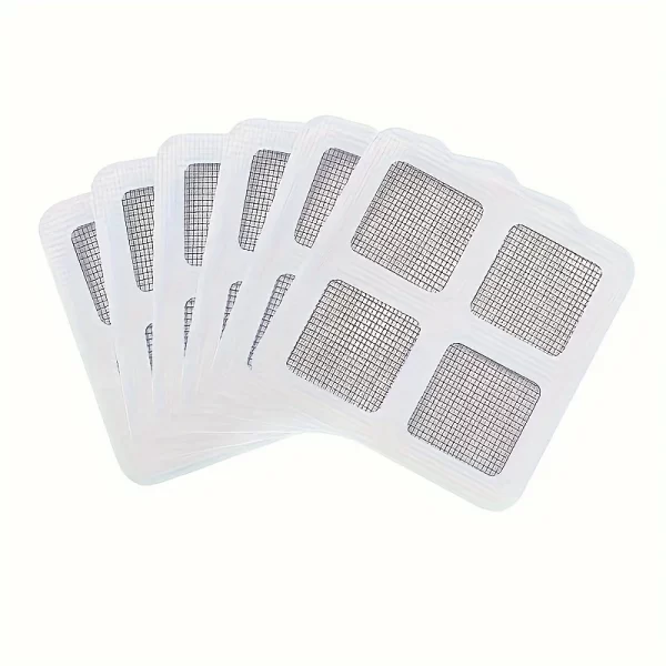 Coletores de pelo desechables para cubiertas de drenaje de ducha de malla de ducha, filtro de fregadero de suelo, pegatinas de malla, accesorios de baño - AliExpress 13 - Image 3