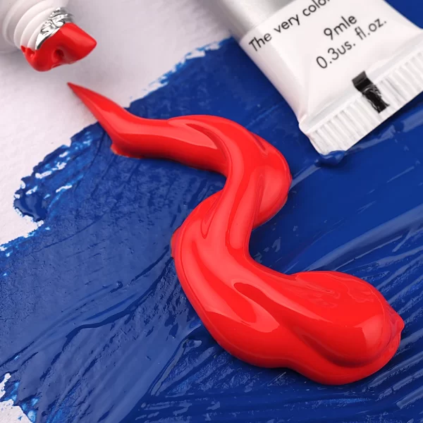 9 ml, juego de pintura al óleo para ropa de tela, dibujo de vidrio para uñas, suministros de arte impermeables, 12 colores, venta al por mayor - AliExpress 21 - Image 2