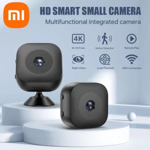Xiaomi Mini cámara HD 4K WiFi monitoreo inalámbrico protección de seguridad Monitor remoto videocámaras videovigilancia hogar inteligente - AliExpress