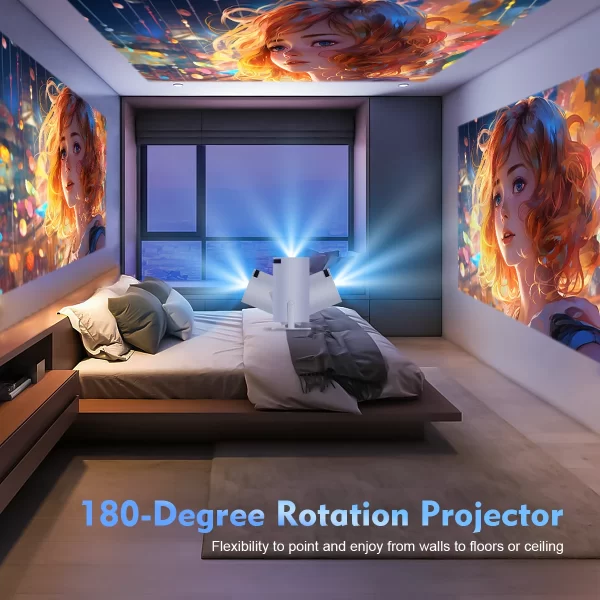 Proyector Magcubic HY300 Pro 4K Android 11 Dual Wifi6 260ANSI Allwinner H713 BT5.0 1080P 1280*720P Proyector de cine en casa para exteriores - AliExpress 44 - Image 4