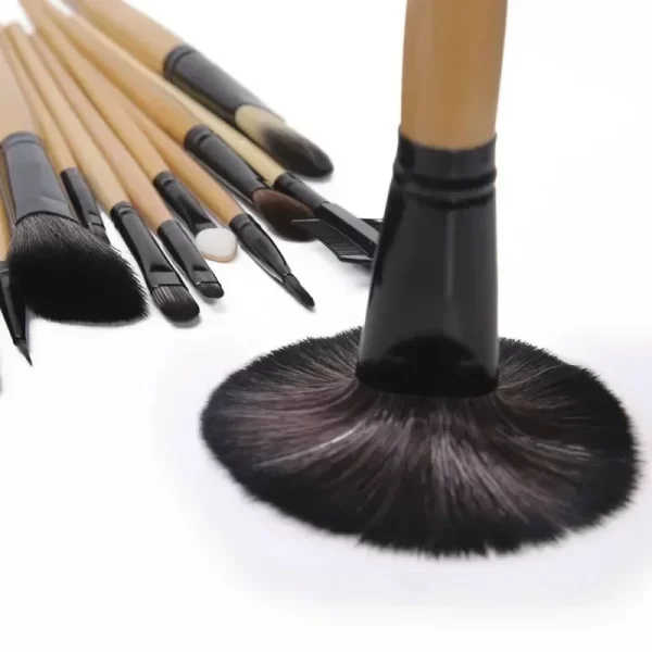 24 Uds juegos de brochas de maquillaje pinceles cosméticos profesionales ceja en polvo base sombras Pinceaux herramientas de maquillaje - AliExpress - Image 4