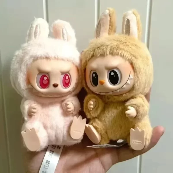 LABUBU-figura de Anime de los monstruos, serie Have A Seat, muñeco colgante de PVC, modelo de juguete, llavero de réplica de monstruo Kawaii, juguete, regalo de cumpleaños - Image 6