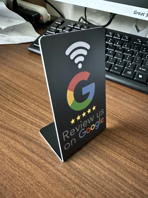 NFC 215 programable Google Review pegatinas acrílicas tarjeta NFC estación mesa 13,56 Mhz impermeable NFC soporte tarjeta de revisión de Google - AliExpress 30 - Image 3