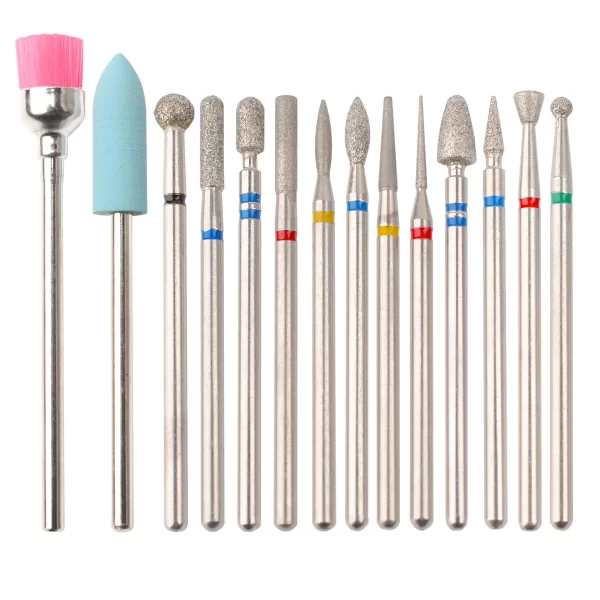 14 unids/set máquina perforadora de uñas herramientas de pulido de eliminación de Gel de uñas pedicura manicura pulidor de pulidor de pulido rotativo - AliExpress 66 - Image 4
