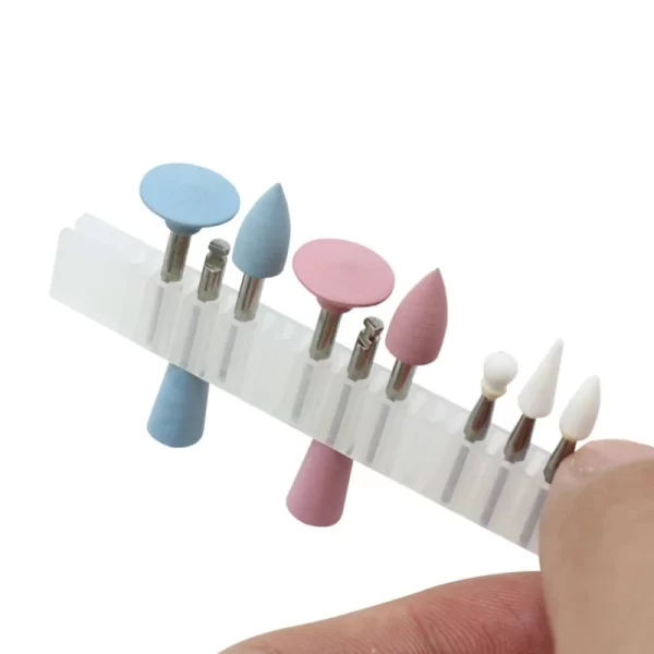 9 unids/caja de pulido compuesto Dental para pieza de mano de baja velocidad, Kit de contraángulo RA0309, juego de lijado de resina, herramienta de odontología - AliExpress - Image 3