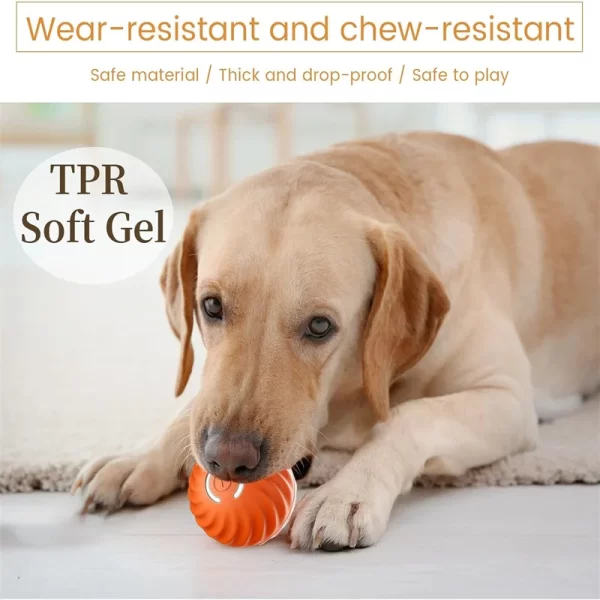 Pelota de juguete inteligente para perros, juguete interactivo electrónico para mascotas, pelota móvil USB, rebote automático para cachorros, regalo de cumpleaños, productos para gatos - AliExpress 15 - Image 4