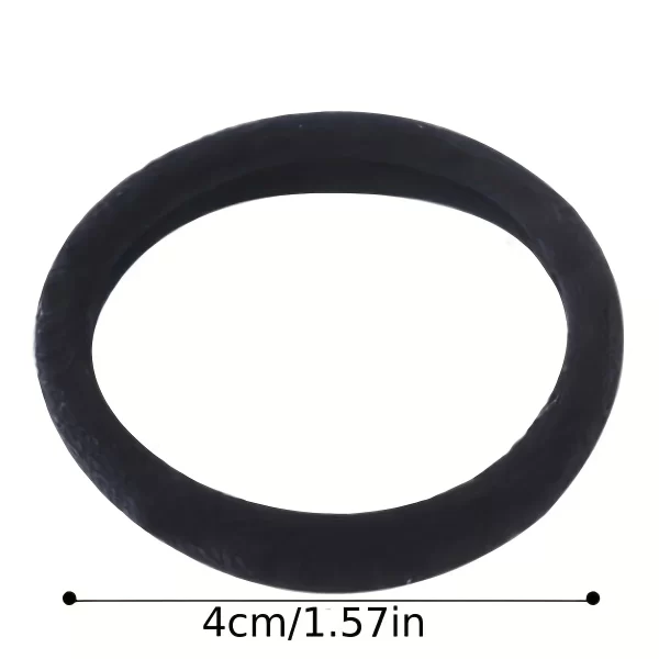 50/100 Uds. Bandas negras para el cabello para mujeres y niñas, banda de goma elástica alta, lazos para el cabello, coleteros, accesorios - AliExpress 200000297 - Image 3