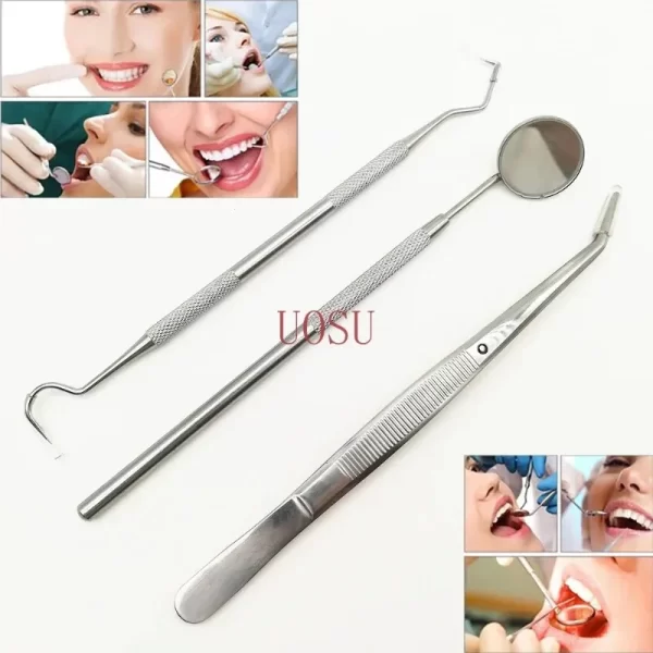 3/4/5/6 unids/set Kit de espejo Dental laboratorio de odontología espejo bucal dentistas herramienta de selección escalador de dientes herramientas de dentista Kits de materiales dentales - AliExpress 66 - Image 6