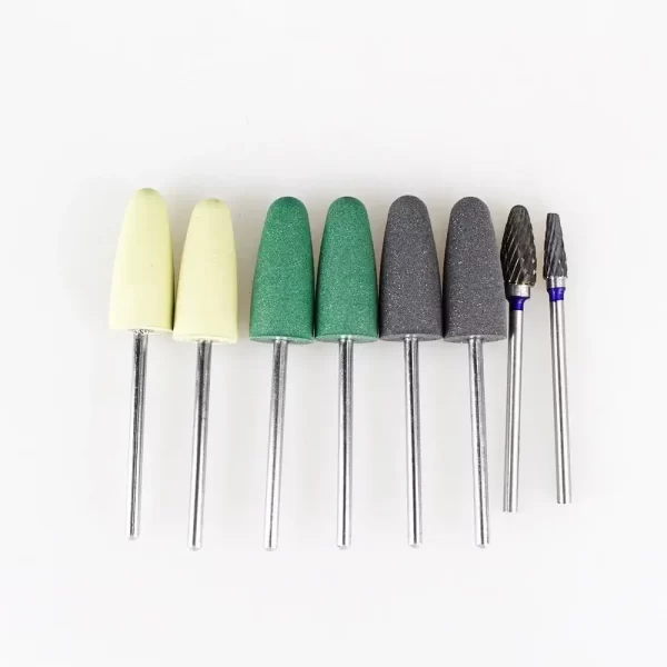 Kits de fresas de pulido dental con base de resina, pulidores de goma, cabezales de molienda de silicona, herramienta de laboratorio Dental, 8 Uds. - AliExpress - Image 6
