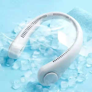 Mini ventilador portátil sin aspas para el cuello, ventiladores colgantes recargables sin hojas, Enfriador de aire, ventiladores portátiles con banda para el cuello - AliExpress