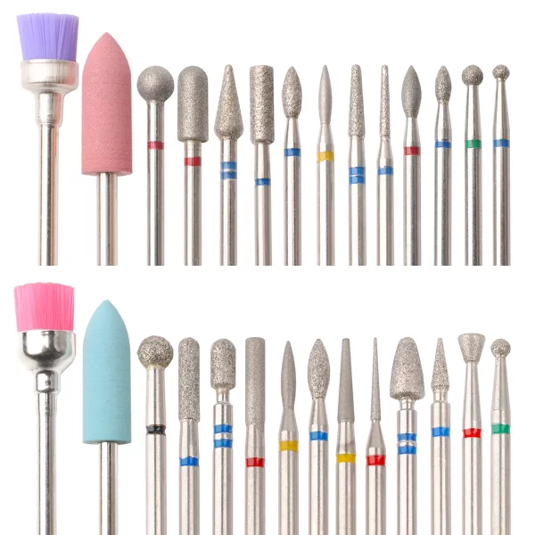 14 unids/set máquina perforadora de uñas herramientas de pulido de eliminación de Gel de uñas pedicura manicura pulidor de pulidor de pulido rotativo - AliExpress 66