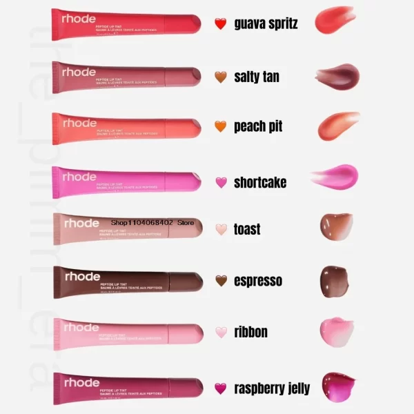 RHODE maquillaje mejilla rubor crema colorete palo brillo de labios funda de teléfono para iPhone nuevo tostada SALTY TAN frambuesa Espresso lápiz labial INS - AliExpress 66 - Image 5