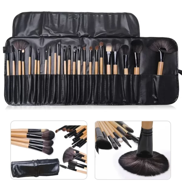 24 Uds juegos de brochas de maquillaje pinceles cosméticos profesionales ceja en polvo base sombras Pinceaux herramientas de maquillaje - AliExpress