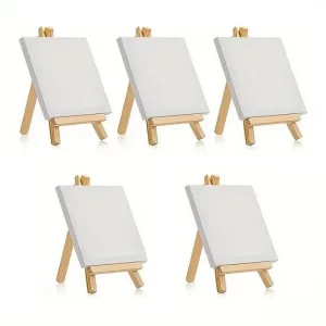 Lienzos piezas para pintar Minis, paquete de lienzos blancos para pintar, lijas en blanco estiradas para pintar, 5 uds., HB01 - AliExpress 21
