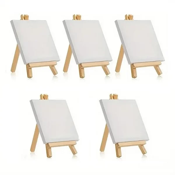 Lienzos piezas para pintar Minis, paquete de lienzos blancos para pintar, lijas en blanco estiradas para pintar, 5 uds., HB01 - AliExpress 21