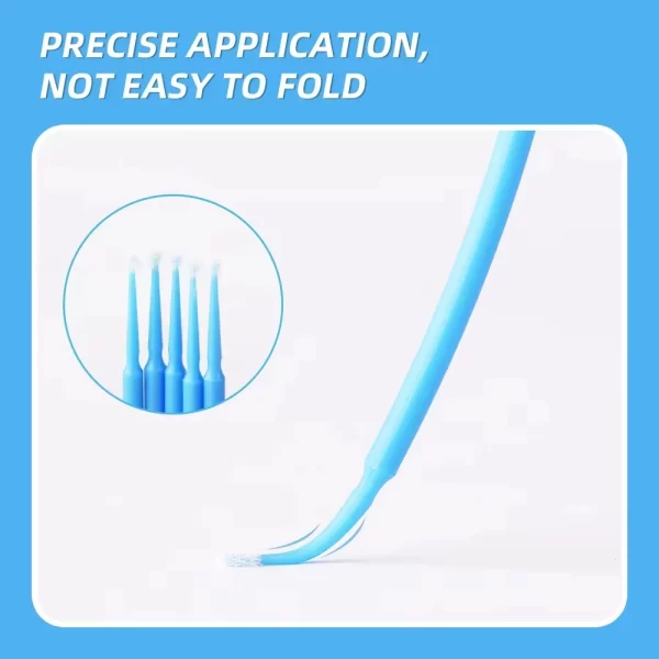 Microaplicadores dentales, hisopo de algodón, varitas de rímel, microcepillo desechable, materiales bucales, suministros de dentista - AliExpress - Image 2