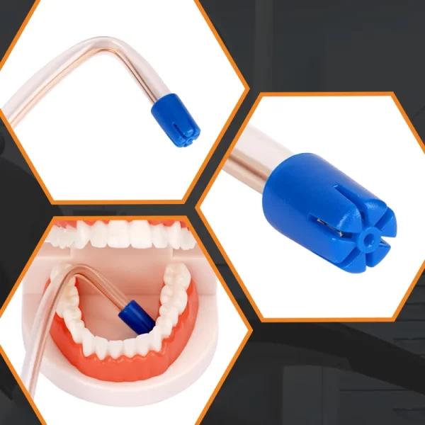 Aspirador eyector de Saliva Dental, tubo aspirador desechable, puntas de succión de Odontologia flexibles, materiales de odontología, 10 Uds. - AliExpress - Image 3
