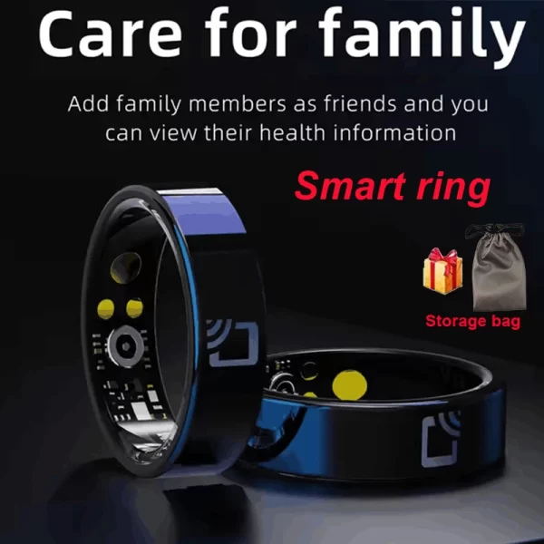 Anillo inteligente R20 para hombres y mujeres, Control de acceso NFC, Control de cámara, Monitor de sueño, rastreador de Fitness IP68, anillos de dedo impermeables - AliExpress - Image 2