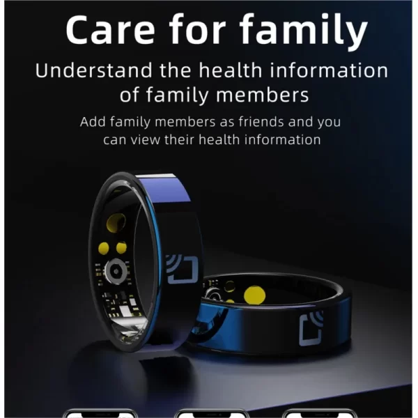 Anillo inteligente R20 para hombres y mujeres, Control de acceso NFC, Control de cámara, Monitor de sueño, rastreador de Fitness IP68, anillos de dedo impermeables - AliExpress - Image 6