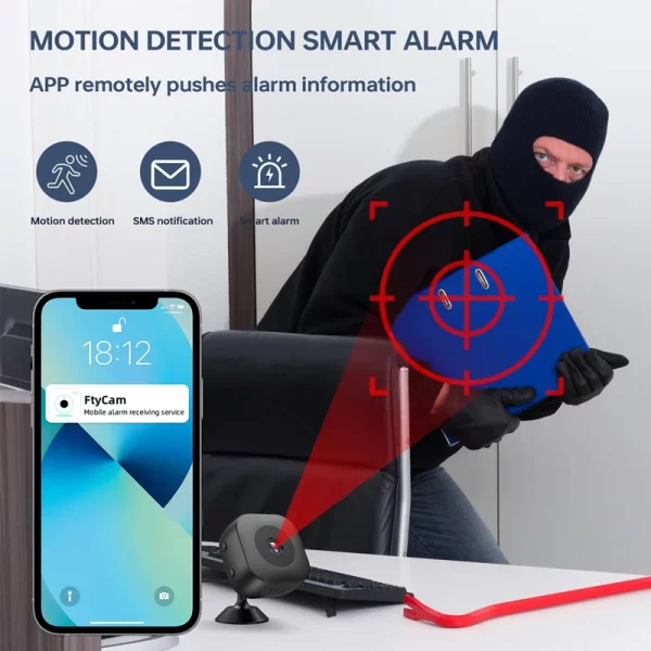 Xiaomi Mini cámara HD 4K WiFi monitoreo inalámbrico protección de seguridad Monitor remoto videocámaras videovigilancia hogar inteligente - AliExpress - Image 5