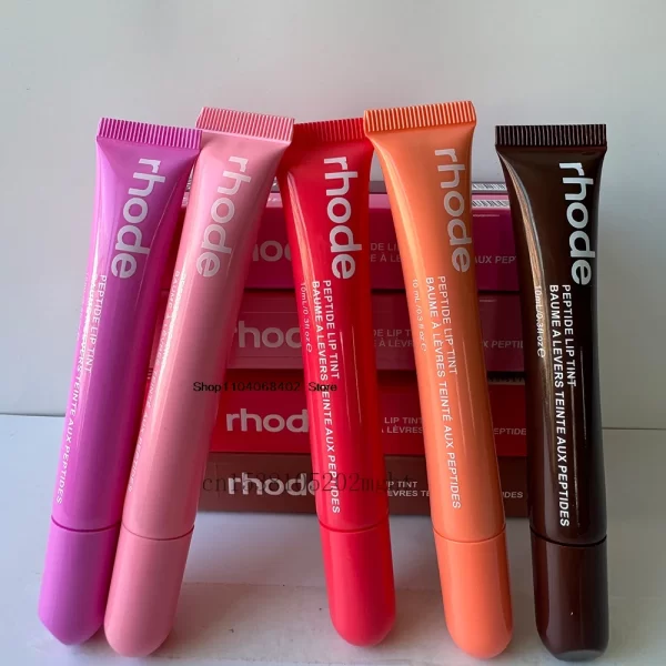 RHODE maquillaje mejilla rubor crema colorete palo brillo de labios funda de teléfono para iPhone nuevo tostada SALTY TAN frambuesa Espresso lápiz labial INS - AliExpress 66 - Image 4