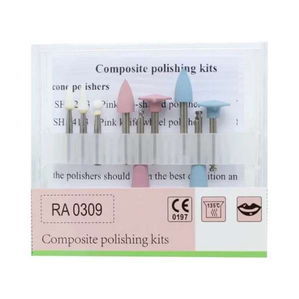 9 unids/caja de pulido compuesto Dental para pieza de mano de baja velocidad, Kit de contraángulo RA0309, juego de lijado de resina, herramienta de odontología - AliExpress