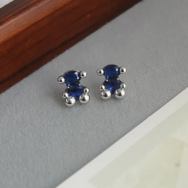 Adorables pendientes de oso multicolores, moda antienvejecimiento, versátil, estilo primavera y verano, bonitos y divertidos accesorios de joyería de China - AliExpress - Image 3