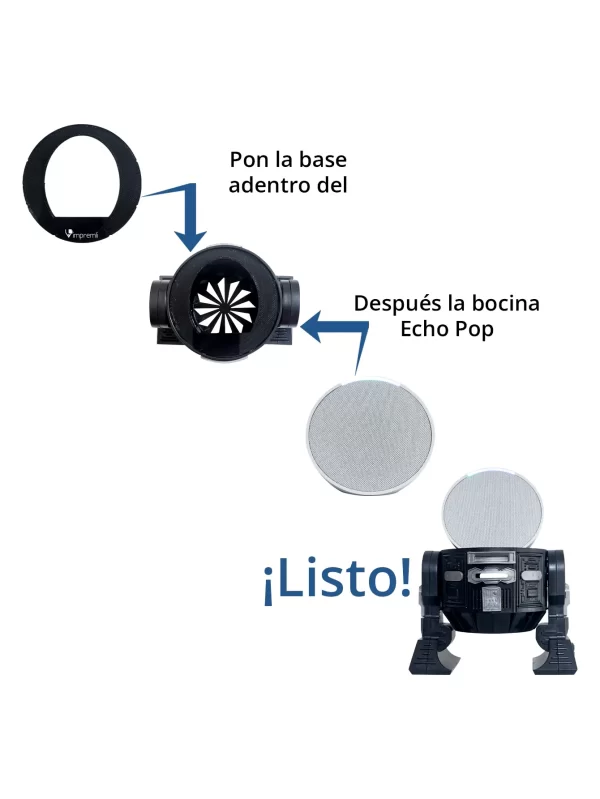 Soporte Para Alexa Echo Pop Tipo Androide Impremli - AliExpress - Image 2